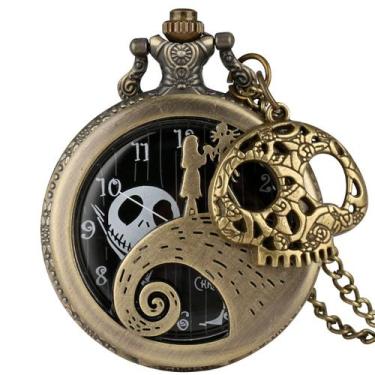 Imagem de Relógio de bolso Nightmares Before Christmas Jack Skellington - yiweis