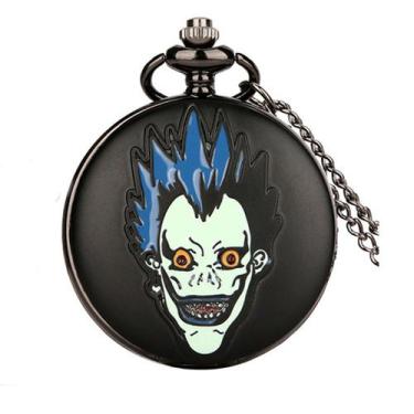 Imagem de Relógio de bolso Deaths Notes Ryuk Anime Theme Quartz com corrente - y