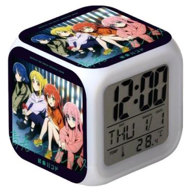 Imagem de Despertador Bocchis The Rocks Square LED digital para crianças - yiwei