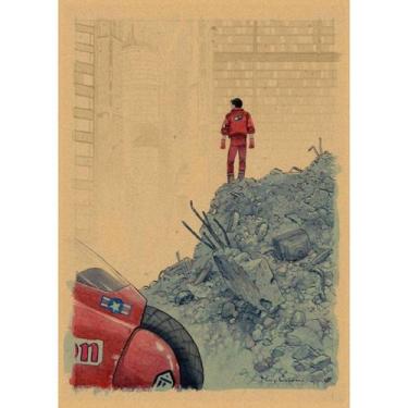 Imagem de Pôster Otomo Katsuhiro Akiras Anime Art 29,7x42cm em papel - yiweisai