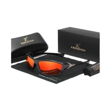 Imagem de Óculos De Sol Polarizados UV400 Para Homens KINGSEVEN 2024, Anti-refle