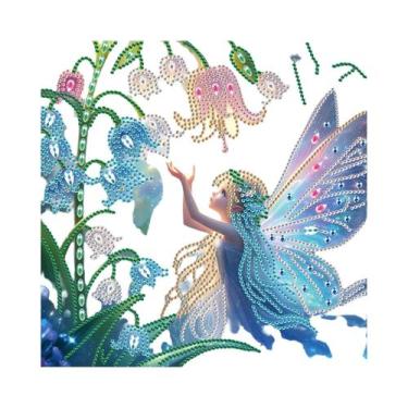 Imagem de Kit De Pintura Em Diamante Com Formato Especial De Elfo Para Iniciante