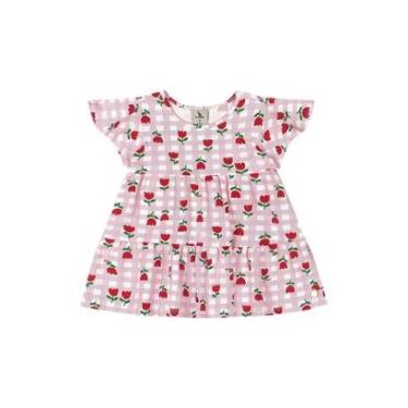 Imagem de Vestido para Bebê em Cotton Xadrez Quimby-Feminino
