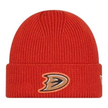 Imagem de Gorro New Era Skull Knit Anaheim Ducks Masculino Laranja-Masculino