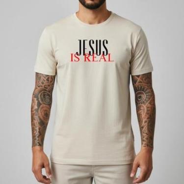 Imagem de Camiseta Masculina Básica Algodão Penteado Estampa Personalizada Camisa Casual Lifestyle Conforto-Masculino