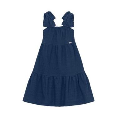 Imagem de Vestido infantil menina com laço Mundi-Feminino