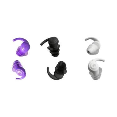 Imagem de Protetores Auriculares De Silicone Macio Com Cancelamento De Ruído, Re