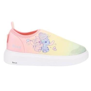 Imagem de Tênis Infantil Meninas Bibi Glam Stitch e Angel Amarelo-Feminino