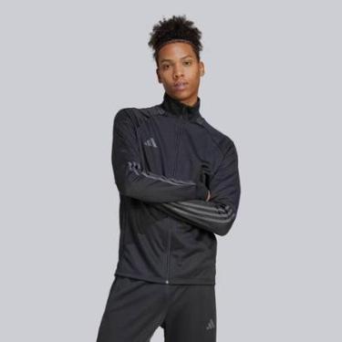 Imagem de Agasalho Adidas Sereno TS Preto e Cinza-Masculino