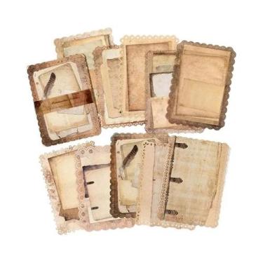 Imagem de Papel De Renda Vintage 10 Peças Para Scrapbook, Álbum De Fotos DIY, Co