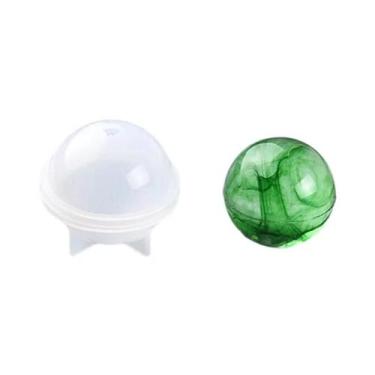 Imagem de Molde De Silicone Transparente De 2-10CM Para Resina Epóxi UV, Bola De