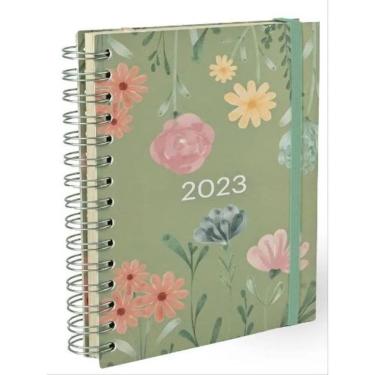 Imagem de 2023 Agenda Floral W Ana Luiza  Jardim Horizontal Teca Diária M - 15,5 X 21,00