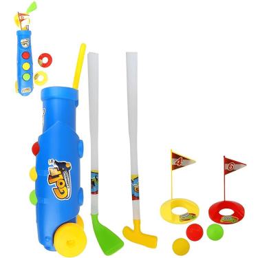 Imagem de Brinquedo de Golfe Infantil Carrinho de Golf Sport para Coordenação com Tacos, Bolinhas, Bandeiras e Alvos Ark Brasil
