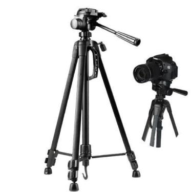 Imagem de Tripé para celular smartphone filmadora camera 1.40m - by0267 - WLW MB