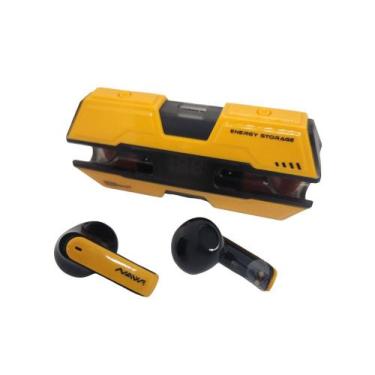 Imagem de Fone Gamer TWS Bluetooth 5.3 Sem Fio com Microfone, Carregamento Wirel