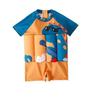 Imagem de Maiô Infantil com Proteção UV - Estampa de Desenhos Animados, 3-4 anos