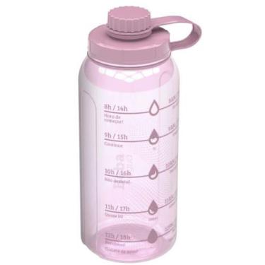 Imagem de Garrafa Fitness 1,5 litros rosa Plasutil ref. 17267