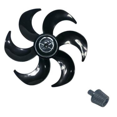 Imagem de Hélice Com Trava Para Ventilador Cadence 6 Pás 30cm Preto