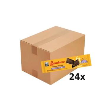 Imagem de Biscoito BAUDUCCO Choco Biscuit Meio Amargo 80g Caixa com 24 Unidades
