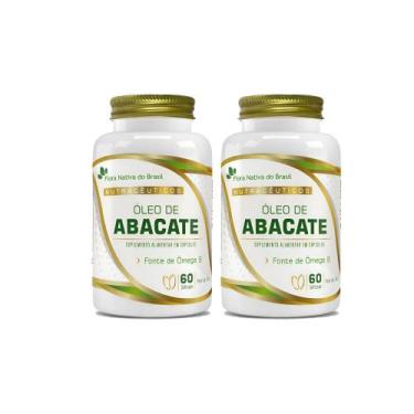 Imagem de Kit 2x Óleo de Abacate 2x60 cápsulas Flora Nativa do Brasil Sabor:Sem 
