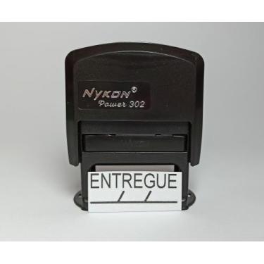 Imagem de Carimbo automático c/ a palavra ENTRGUE C 3,7cm x 1,3cm - Nykon