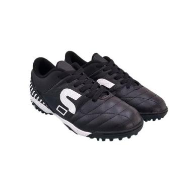 Imagem de Chuteira masculina em couro society system - 4000s, Preto, 44