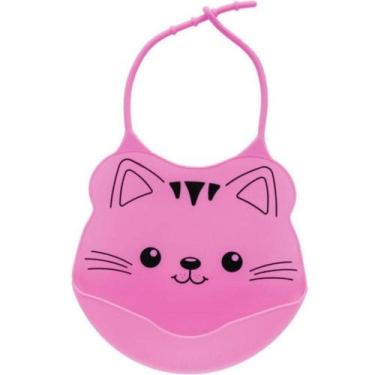 Imagem de Babador de Silicone com Pega Migalhas Gato - Buba Baby