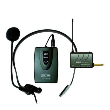 Imagem de Microfone Sem Fio Headset Csr Para Camêras Modelo 2010a