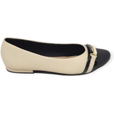 Imagem de Sapatilha usaflex couro, Off white, 37