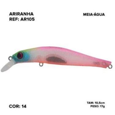 Imagem de Isca artificial moriah ariranha 10,5cm 17g (meia água), 14