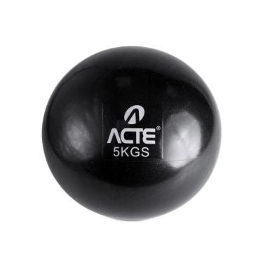 Imagem de Bola Tonificadora T175 - Preto com 5Kg - Acte Sports, Preto