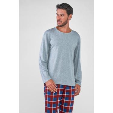 Imagem de Pijama Masculino Pele De Pêssego Bélgica - Praqnome, Vermelho, GG