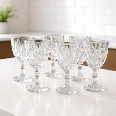 Imagem de Conjunto de Taças de Vidro Bali 6 Peças para Bebidas 350ml Transparente Fratelli
