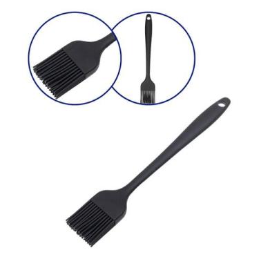 Imagem de Pincel De Silicone Axt Wood Para Cozinha Preto, Preto