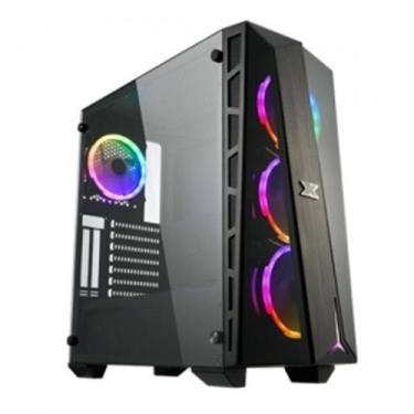 Imagem de Gabinete Gamer Xigmatek Cyclops Black Rgb Com 4 Fans