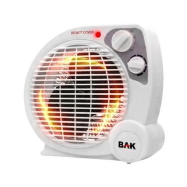 Imagem de Aquecedor Elétrico Ambiente Bak 1500w Termoventilador Regulável Silenc