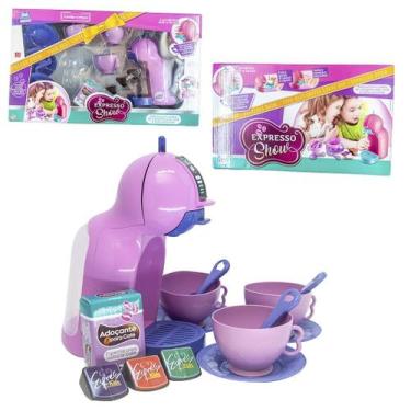 Imagem de Kit Cozinha Infantil Cafeteira com Capsula Brinquedo Menina - Zuca Toy
