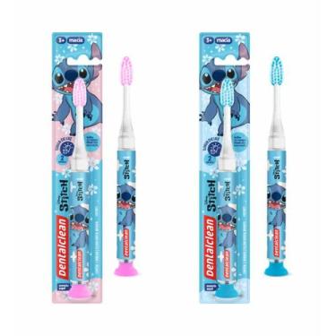 Imagem de Escova Dental Dentalclean Infantil Stitch Timer Light Macia
