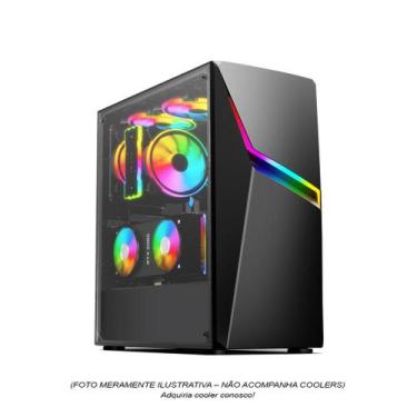 Imagem de Gabinete Gamer Pixxo Cgax3 Preto S/ Fonte
