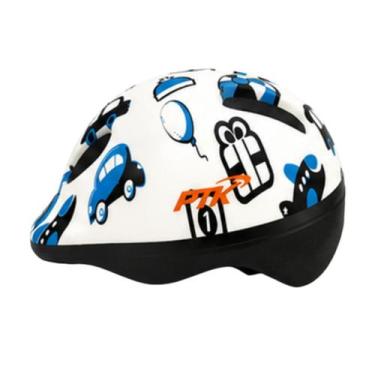 Imagem de Capacete Infantil PTK Baby Ajustável para Crianças de 1 a 4 Anos  Leve