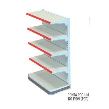 Imagem de Gôndola Ponta Polar 1,70m Branca Com Podium 30.40 - Polar Refrigeração