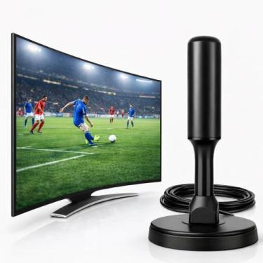 Imagem de Antena Digital Interna e Externa para TV - HDTV 4K UHF  VHF  Smart TV,