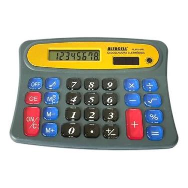 Imagem de Calculadora Eletrônica 8 Dígitos Escritório Balcão Comercio - CASITA