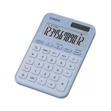 Imagem de Calculadora de mesa 12 dígitos MS-20YC-LB Azul Claro - Casio