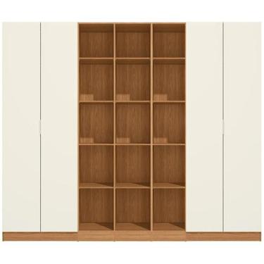 Imagem de Conjunto Modulado K017 com 4 Portas 4 Gavetas 5 Peças Kappesberg Cor C