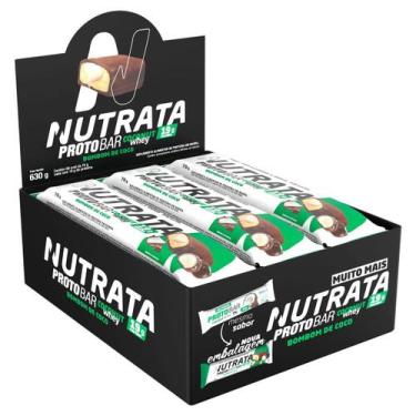 Imagem de Barra Protobar Whey - 9 Unidades 70g Bombom de Coco - Nutrata
