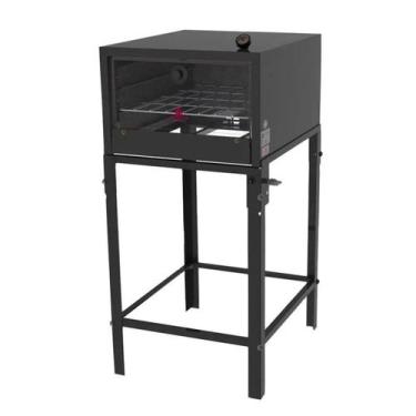 Imagem de Forno Semi Industrial a Gás Refratario FSP-6800AT Progás Preto com Pé 