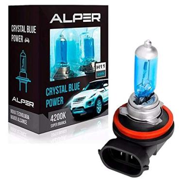 Imagem de Lâmpada Alper H11 12V 55W 4200K Crystal Blue Power