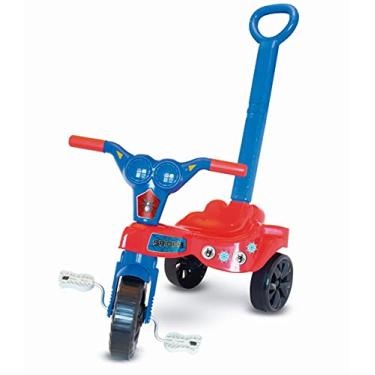 Imagem de Triciclo Velocípede Velotrol Infantil Spider Empurrador 222