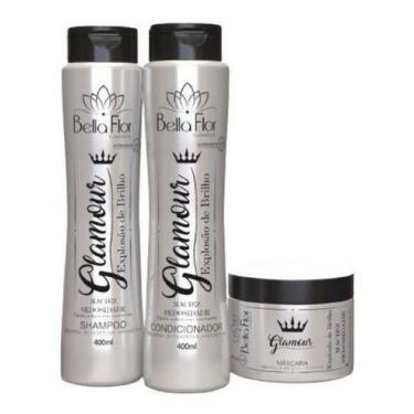 Imagem de Kit Capilar Glamour Shampoo/ Condicionador E Máscara Profissional - Be